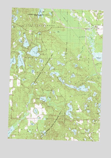 McNaughton, WI USGS Topographic Map