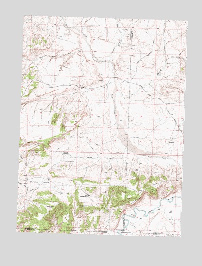 McPherson Springs, WY USGS Topographic Map