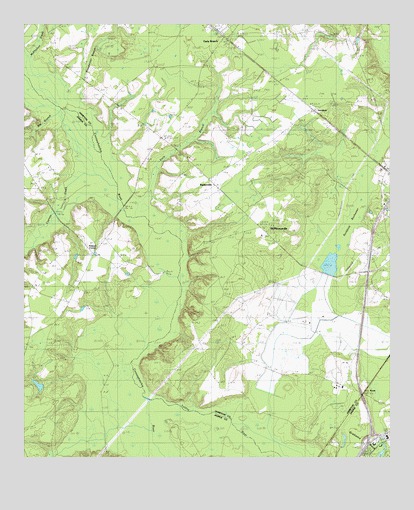McPhersonville, SC USGS Topographic Map