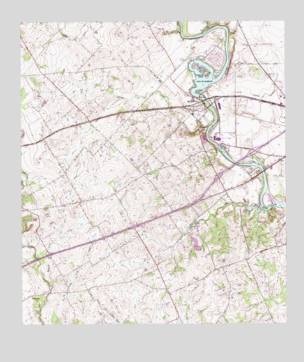 McQueeney, TX USGS Topographic Map