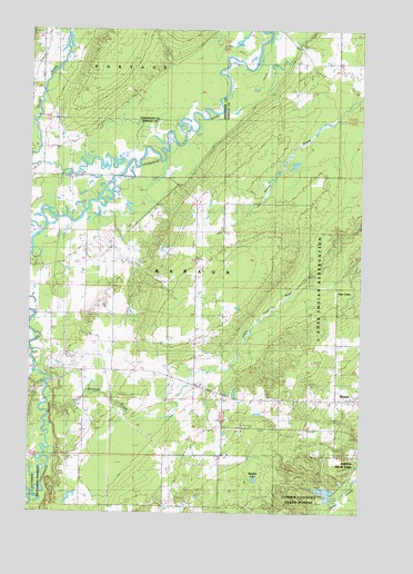 Bear Town, MI USGS Topographic Map