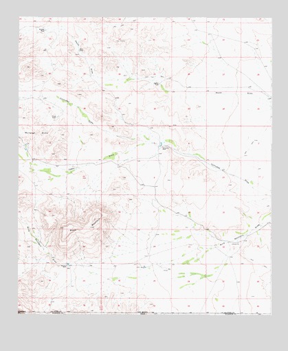 McVeigh Hills, NM USGS Topographic Map