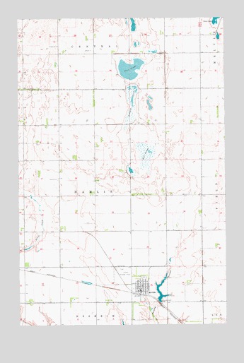 McVille, ND USGS Topographic Map