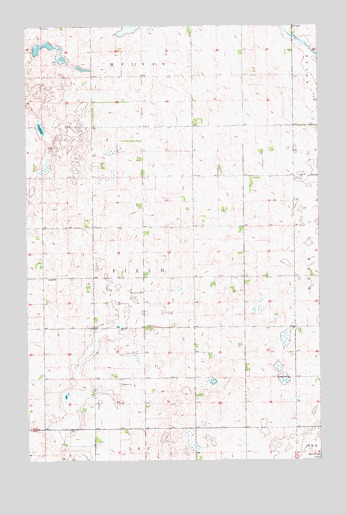 McVille SE, ND USGS Topographic Map