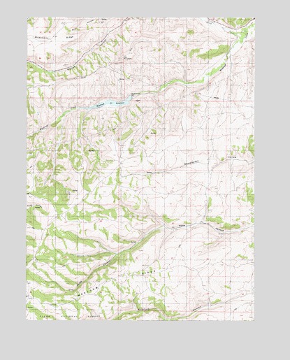 Meachum Ridge, UT USGS Topographic Map