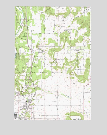 Mead, WA USGS Topographic Map