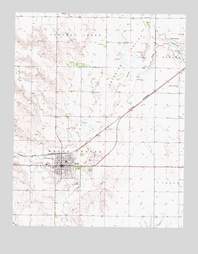 Meade, KS USGS Topographic Map