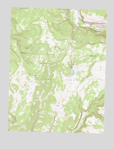 Meadow Creek Lake, CO USGS Topographic Map