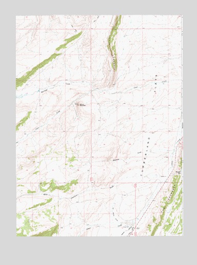 Meadow Draw, WY USGS Topographic Map