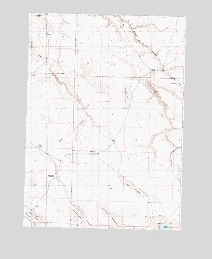 Meadow Lake, OR USGS Topographic Map