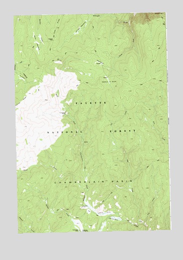 Meadow of Doubt, ID USGS Topographic Map