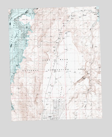 Meadview North, AZ USGS Topographic Map