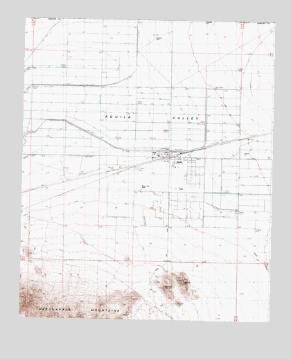 Aguila, AZ USGS Topographic Map