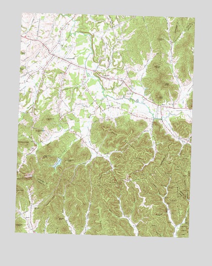 Means, KY USGS Topographic Map