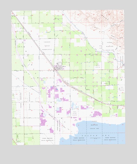 Mecca, CA USGS Topographic Map