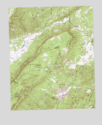 Mecca, TN USGS Topographic Map