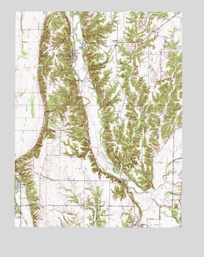 Mecca, IN USGS Topographic Map