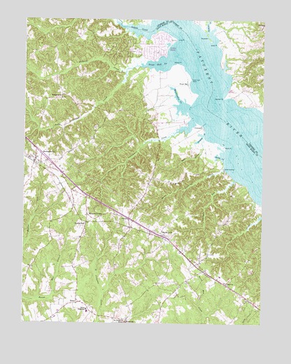 Mechanicsville, MD USGS Topographic Map