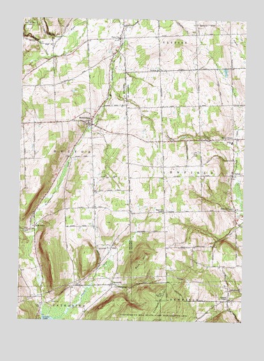 Mecklenburg, NY USGS Topographic Map