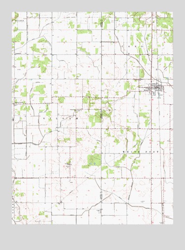 Medaryville, IN USGS Topographic Map