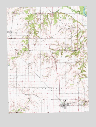 Mediapolis, IA USGS Topographic Map