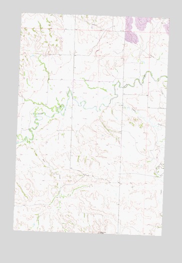 Medicine Butte, ND USGS Topographic Map
