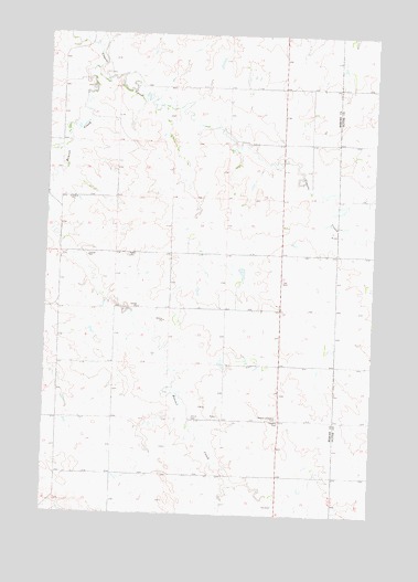 Medicine Butte SE, ND USGS Topographic Map