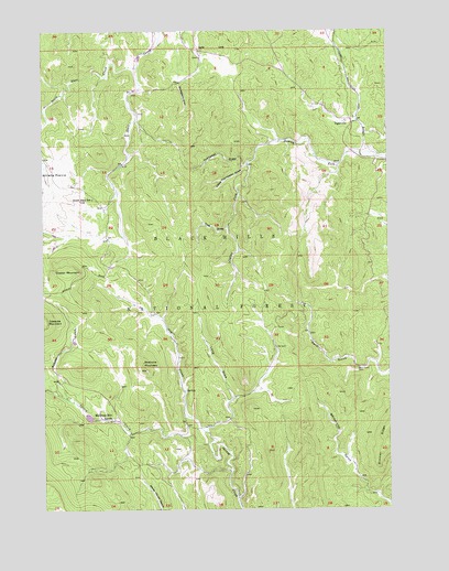 Medicine Mountain, SD USGS Topographic Map