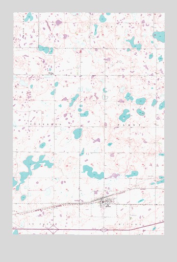 Medina, ND USGS Topographic Map