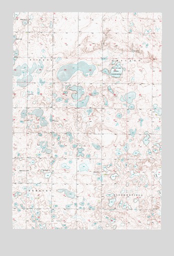 Medina SE, ND USGS Topographic Map
