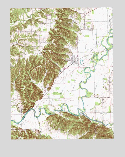 Medora, IN USGS Topographic Map