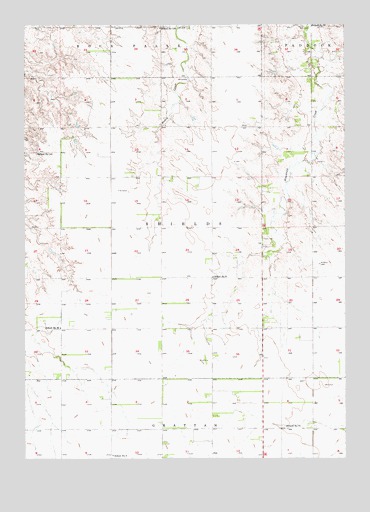 Meek SW, NE USGS Topographic Map