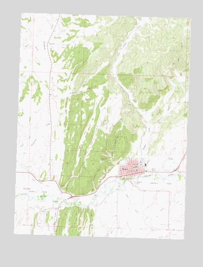 Meeker, CO USGS Topographic Map
