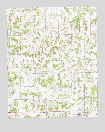 Meeker, OK USGS Topographic Map