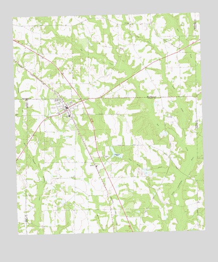Meigs, GA USGS Topographic Map
