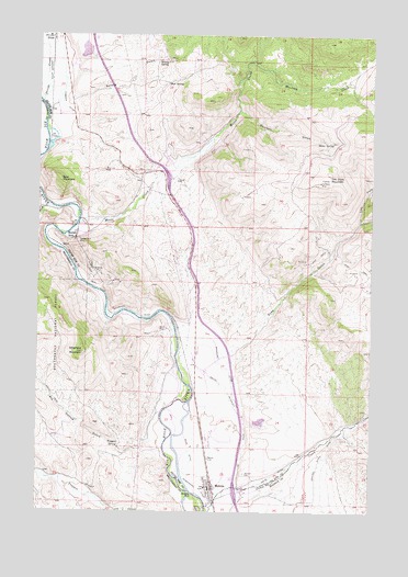 Melrose, MT USGS Topographic Map
