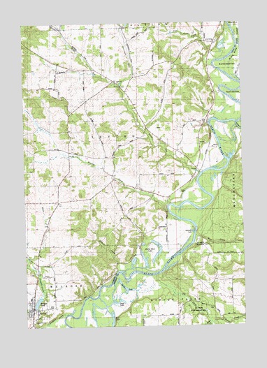 Melrose, WI USGS Topographic Map