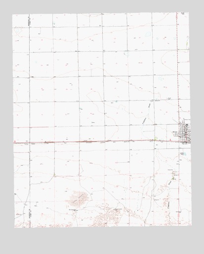 Melrose West, NM USGS Topographic Map