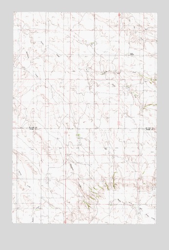 Bearshack Creek, MT USGS Topographic Map