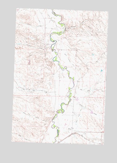 Melstone NE, MT USGS Topographic Map