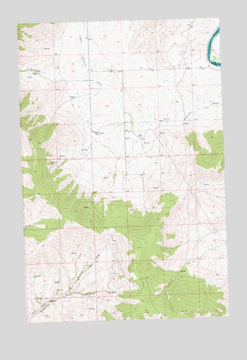 Melton Ranch, MT USGS Topographic Map