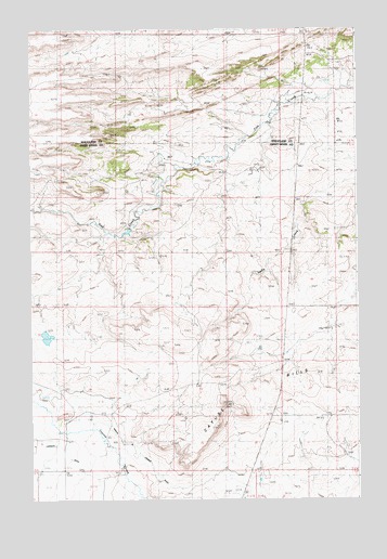 Melville NW, MT USGS Topographic Map