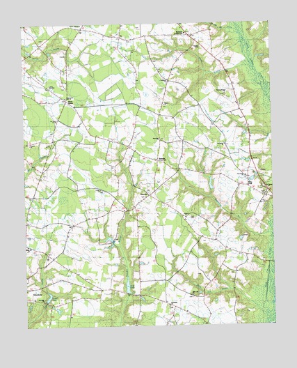 Bearskin, NC USGS Topographic Map