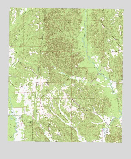 Melvin, AL USGS Topographic Map