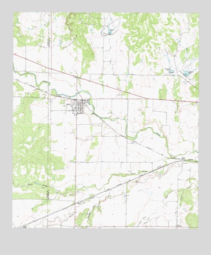 Melvin, TX USGS Topographic Map