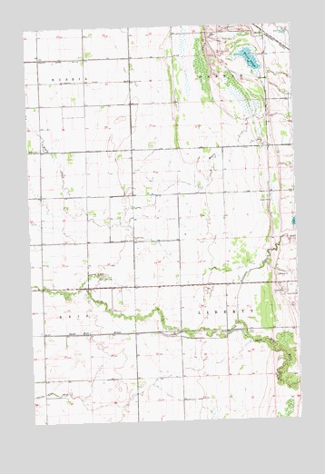 Melvin, MN USGS Topographic Map