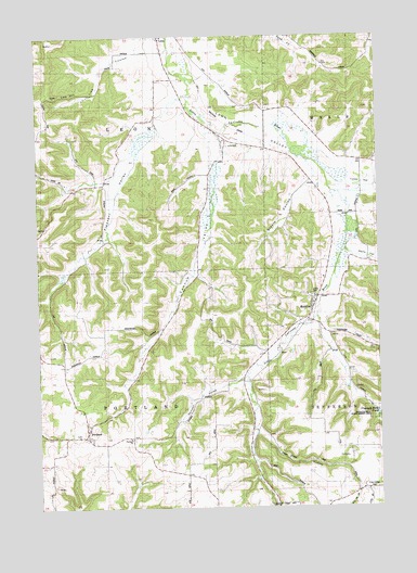 Melvina, WI USGS Topographic Map