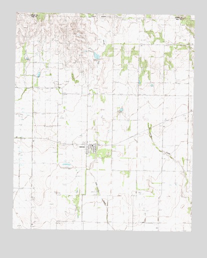 Memphis NW, TX USGS Topographic Map