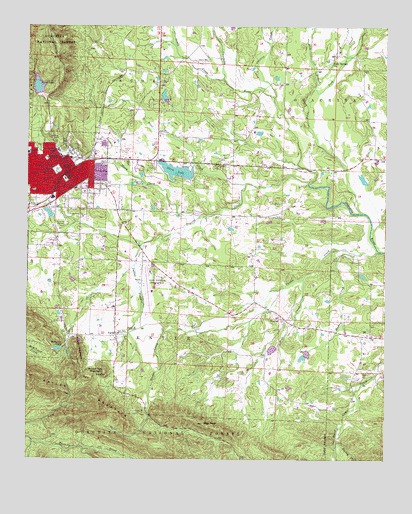 Mena, AR USGS Topographic Map