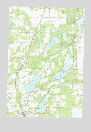 Menahga, MN USGS Topographic Map